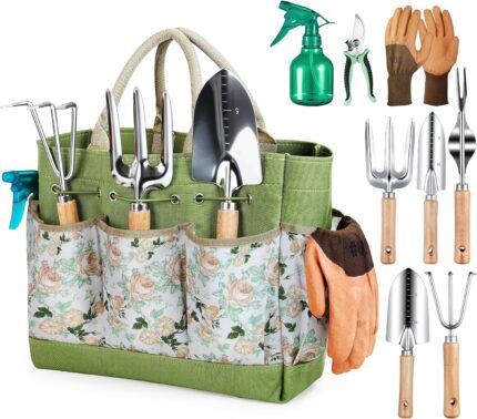 Garden Tool Set with Handbag
