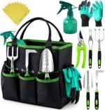 Gardening Hand Tool Set with Ergonomic Grips