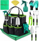 Gardening Hand Tool Set with Ergonomic Grips
