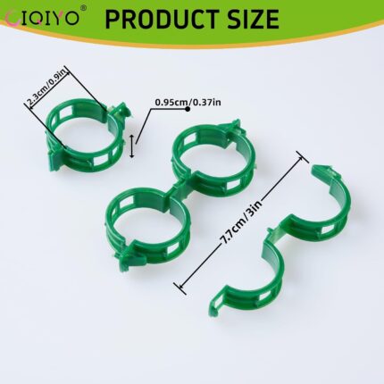 Plant Support Clips, 100 Pieces